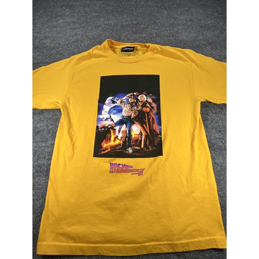 The Hundreds x Back to the Future Part III Graphic T-Shirt - Yellow Adult M